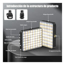 ✨ GlowMag Selfie RGB – Luz LED Magnética Recargable ✨