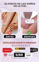 Depilador Corporal Eléctrico para Piel Suave y Sin Dolor - Smart