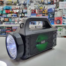 Linterna Radio Parlante Bluetooth Con panel solar 4 en 1