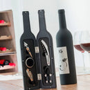 SET SACA CORCHOS Y DESTAPADOR DE BOTELLA DE VINO (5 piezas)