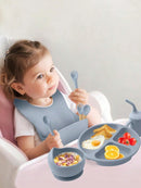 Set de Alimentación para Bebé de Silicona Resistente – BabyDine